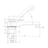 CAN RB1488, Küchenarmatur 12V mit Klappauslauf