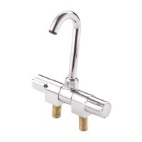 CAN RB1485, Mischbatterie mit Klapparm, Messing/Chrom