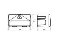 STABILO Slick-Box 500-4, 30L, 533x253x300mm