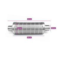 Schalldämpfer für Warmluftrohr 60mm